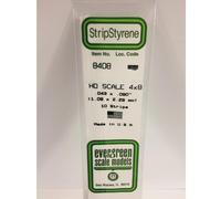 Evergreen 8408 - 0.043" x 0.090" Polystyrene HO-Scale Strips 14"/35cm 10pcs