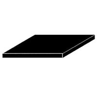 evergreen 9515 Polystyrene Sheet Game 150 x 300 x 1.00 mm Pack of 2 Black