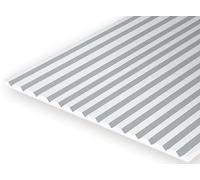 Evergreen EG4250 V-Groove 6.3mm Spacing 1.0mm Thick Plasticard Sheet