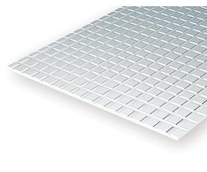 Evergreen EG4506 Square Tile 1/3 Squares (8.5mm) Plasticard Sheet