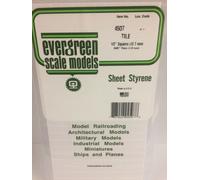 Evergreen EV4507 Checkered Sheet 15x30cm 12.7mm Modeling