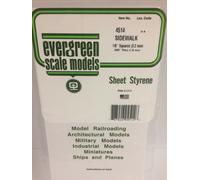 Evergreen EV4514 Checkered Sheet 15x30cm 3.2mm Modeling