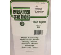 Evergreen EV4517 Checkered Sheet 15x30cm 9.5mm Modeling