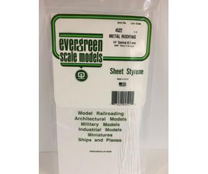 Evergreen EV4522 Sheet 15x30cm spacing 6.3mm modeling