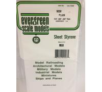 Evergreen EV9008 White Polystyrene Assortment 15x30 (3pcs) Modeling