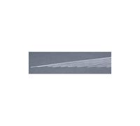 EverGreen EVG142 0.04 x 0.04 in. Styrene Strips Railroad Scratch Building Supply, White