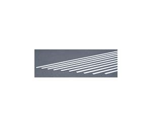 EverGreen EVG149 0.04 x 0.25 in. Styrene Strips Railroad Scratch Building Supply, White