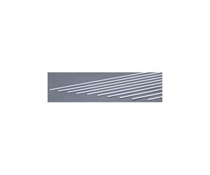 EverGreen EVG154 0.06 x 0.08 in. Styrene Strips Railroad Scratch Building Supply, White