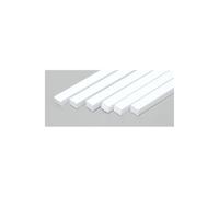 EverGreen EVG187 0.13 x 0.16 in. Styrere Strips Railroad Building Supply, White