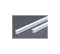 EverGreen EVG287 0.25 in. - 6.4 mm H Column Styrene Railroad Scratch Building Supply, Opaque White