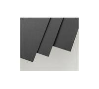 EverGreen EVG9511 0.01 in. - 6 x 12 in. Black Sheet Strene Railroad Scratch Building Supply, Black - Pack of 4