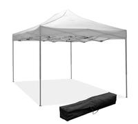 EverGreen Folding Gazebo 2.9x4.3m Folding Canvas White PVC 100% Waterproof 9011