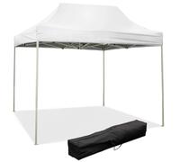 EverGreen Folding Gazebo 3x2m Folding Canvas White PVC 100% Waterproof 9010