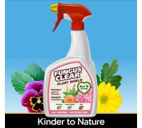 Evergreen Fungus Clear Plant Shield Spray Pesticide Free Black Spot Mildew Control 800Ml