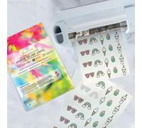 Evergreen Goods 10 Sheets Printable Self Adhesive Sticker Vinyl Matte Silver A4 Waterproof Inkjet & Laser Printable, for Cutting Machines Such as Silhouette | Make Stickers at Home