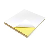 Evergreen Goods 100 Sheets A4 Matte Printable Self-Adhesive Sticker Paper | Labels & Stickers for Inkjet & Laser Printers | Durable, Easy to Use, Versatile | Perfect for Printing