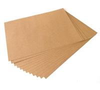 Evergreen Goods 20 Brown Kraft Paper Matte Finish Sheets (230 GSM) | Smoot Card Stock Printer Paper | for Party Invitations Cards, Office, Wedding, Art, Announcements, DIY Cards & Drawings