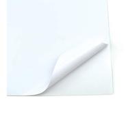 Evergreen Goods 30 Sheets A4 Colour Self Adhesive Waterproof Matte/Glossy Craft Vinyl (Sticky Backed Plastic) for Die Cutting Machines (White (Glossy))