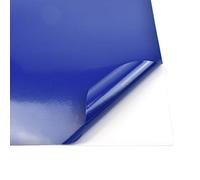 Evergreen Goods 30 Sheets A4 Colour Self Adhesive Waterproof Matte/Glossy Craft Vinyl (Sticky Backed Plastic) for Die Cutting Machines (Navy Blue (Glossy))