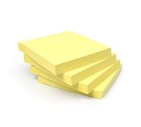 Evergreen Goods 4 Pads Assorted Pastel Coloured Removable Sticky-Notes/Adhesive Notes 76x76mm 4 Pads of 100