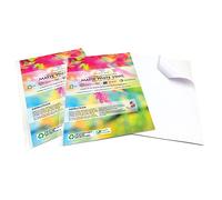 Evergreen Goods 60 Sheets A4 White Matte Self-Adhesive Vinyl Sticker Paper
