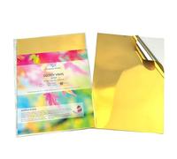 Evergreen Goods A4 Gold Glossy Self-Adhesive Vinyl Label | 20 Sheets