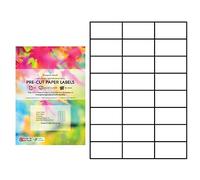 Evergreen Goods A4 Precut Matte White Self Adhesive Paper | Inkjet & Laser Printable | Strong Sticky Back Multi Purpose Printing Labels | 3x8, 24 per A4: 720 Labels in Total | 30 Sheets