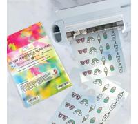Evergreen Goods A4 Silver Glossy Self-Adhesive Sticker Vinyl | 10 Sheets | Printable Waterproof | Inkjet/Laser | Cricut Silhouette Brother Gemini Cutters | Die Cutting/Plotting Machines | Make at Home