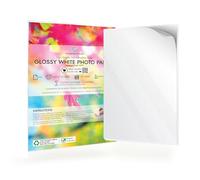 Evergreen Goods A4 Splashproof Self-Adhesive Sticker Paper | 1000 Sheets | Inkjet & Laser Compatible | Glossy Photo | Self-Adhesive | Multipurpose, Ideal for Printable Product Labelling