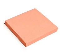 Evergreen Goods Bright Peach Sticky Notes 76x76mm (3" x 3") | 400 Sheets