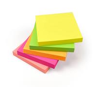 Evergreen Goods Bright Sticky Notes 5 Pads/500 Sheets, 76x76mm (3" x 3")