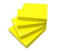 Evergreen Goods Bright Yellow Sticky Notes 76mm x 76mm x 10mm | 400 Sheets