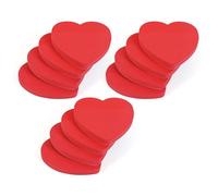 Evergreen Goods Heart Shaped Sticky Notes | 76x76mm (3"x3") | 1200 Sheets