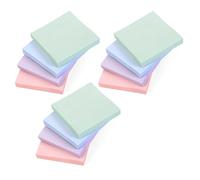 Evergreen Goods Light Pastel Sticky Notes 12 Pads 76x76mm | 1200 Sheets