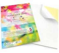 Evergreen Goods Ltd 500 Sheets A4 White Matte Self-Adhesive Sticker Paper