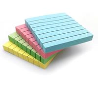 Evergreen Goods Pastel Lined Sticky Notes 76x76mm (3"x3") | 8 Pads