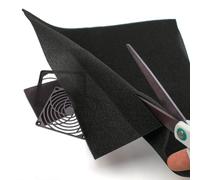 Evergreen Goods PC Computer Fan Dust-Proof Filter Foam Sheet - 3mm Thick 100cm x 100cm (10000cm²) | Reusable & Washable Dust Protection Airflow Perfect for Various Fan Sizes & Customisable (2 Sheets)