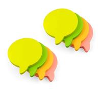 Evergreen Goods Speech Bubbles Sticky Notes | 76x76mm (3"x3") | 800 Sheets