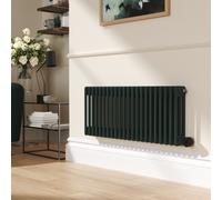 Evergreen Horizontal Smart Electric Radiator with Wi-Fi Thermostat - 1.2KW - H400xW1190 - Bathroom Safe