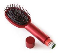 Evergreen Labs Hair Brush with Secret Compartment - Money Hiding, Key Hide, Travel Hair Brush - Discreet Money Box for Valuables - Can Safe - Hidden Safe - Beach Safe - Red