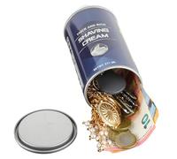 Evergreen Labs Shaving Foam Blue with Secret Compartment: Your Ultimate Money Hideout, Key Hiding Place - Perfect Hiding Place for Valuables at Home or Travel! Large Secret Hideout, 6 cm x 13 cm