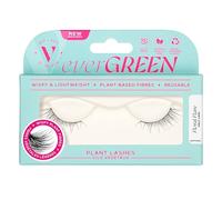 everGREEN Plant Lashes, Half Lashes, Strip Lashes, Natural Wispy Eyelashes, Fake Eyelashes, Plant Based Fibres, Flared & Natural Volume (Floral Flare) Half Lash