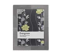Evergreen Premium Silver Plated Photo Frame, Corner Bead Design, Can be Free Standing or Wall Hung. Photo Size 4" x 6" (10 x 15cm)