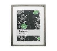 Evergreen Premium Silver Plated Photo Frame, Modern Style, Free Standing or Wall Hung. Landscape Or Portrait 6"x8" [15x20cm]