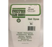 Evergreen Scale Models Styrene Textured Sheets Plastic Cladding Roof Clapboard