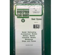 Evergreen Sheet Styrene 4507 Tile 1/2" Squares (12.7mm)