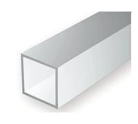 Evergreen Styrene Square Tube 6.3mm x 6.3mm (0.250") (US IMPORT)