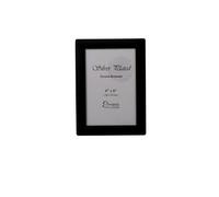 Evergreen Tarnish Resistant Silver Plated Black On Silver Photo/Picture Frame 4x6 inch (10x15cm)
