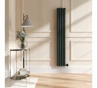 Evergreen Vertical Smart Electric Radiator with Wi-Fi Thermostat - 1.2KW - H1600xW236 - Bathroom Safe