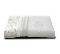 Evergreenweb Cervical Memory Foam Pillow, 40 x 70 cm, H 9 Cover with Aloe Vera and 100% Cotton, Double Wave Orthocervical, Removable Washable Fabric Orthopaedic Bed for All Mattresses